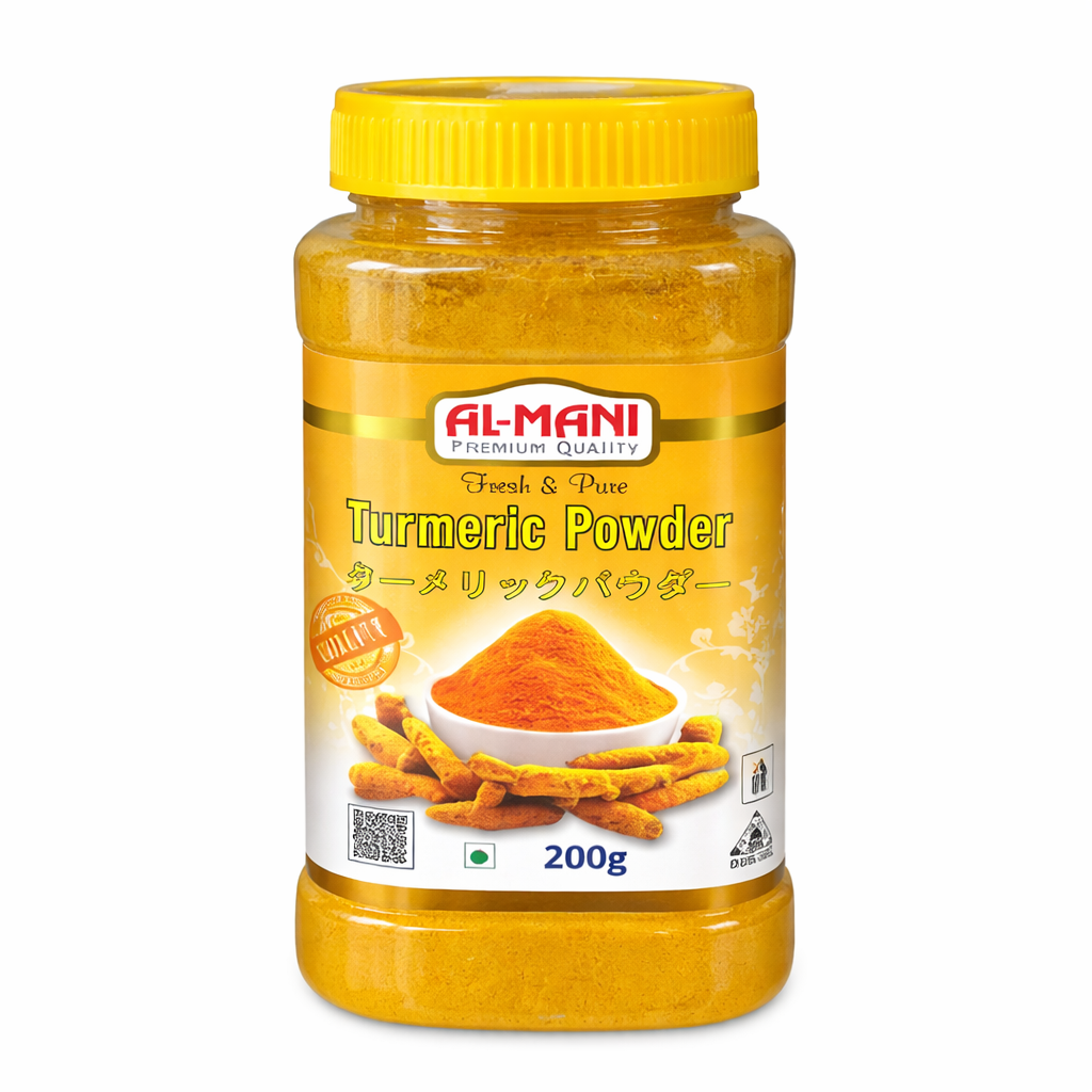 AL-MANI Turmeric Powder 200g – Fresh & Pure Halal Spice