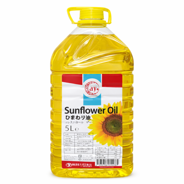 Sunflower Oil 5L – Pure & Light Cooking Oil