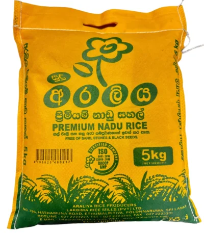 PREMIUM NADU RICE 5Kg By ARALIYA