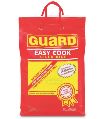 Basmati Sella Rice 5kg (Guard) – Premium Parboiled Long Grain Rice