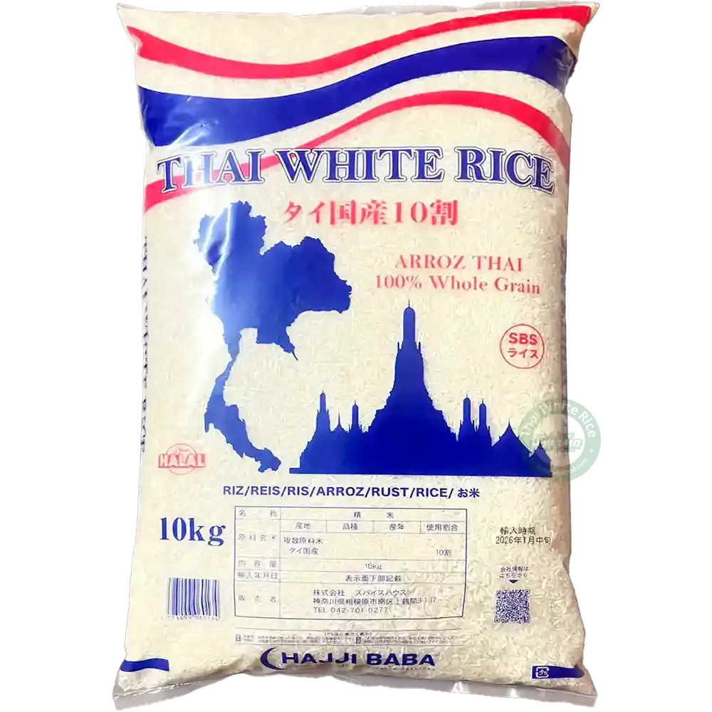 Thai White Rice 10kg – Premium Long Grain Rice